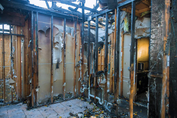 Professional Fire Damage Restoration technician working in Cannon Beach, OR